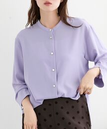 le.coeur blanc | ★大ヒットブラウス長袖★2WAYジョーゼット長袖ブラウス(シャツ/ブラウス)