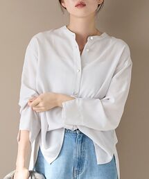 le.coeur blanc | ★大ヒットブラウスに長袖登場★2WAYジョーゼット長袖ブラウス(シャツ/ブラウス)