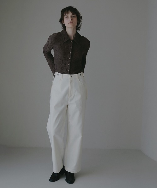 MANOF(マノフ)の「2WAY SUSPENDER PANTS(その他パンツ・レディース・ネイビー/ホワイト・M/S)」の14枚目の写真