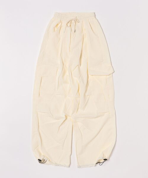 TONE SELECT WEAR(トーンセレクトウェア)の「【URGE:】リラックスワイドジャージパンツ(デニムパンツ・レディース・アイボリー/ブラック/オリーブ・MEDIUM/LARGE/X-LARGE)」の9枚目の写真