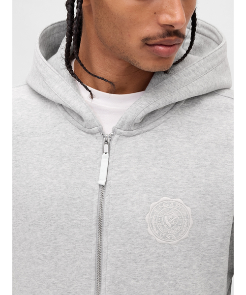 リラックスフィット GAPロゴ ジップアップパーカー（パーカー）｜GAP