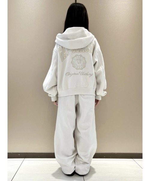 GAP（ギャップ）の「リラックスフィット GAPロゴ ジップアップパーカー