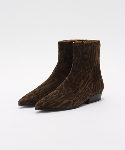 AP STUDIO（エーピーストゥディオ）の「【TORAL】Leopard Booties（ブーツ・レディース・キャメル・35/36/37/38）」の5枚目の写真