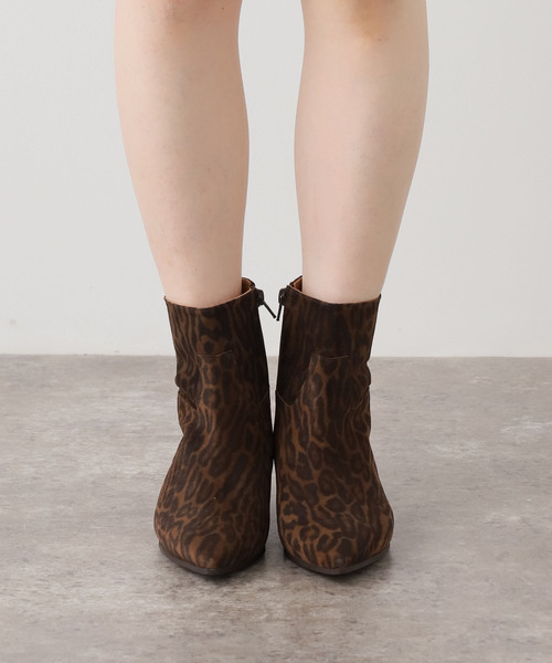 AP STUDIO（エーピーストゥディオ）の「【TORAL】Leopard Booties（ブーツ・レディース・キャメル・35/36/37/38）」の13枚目の写真