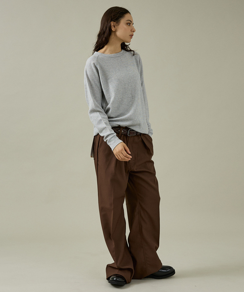 JEMORGAN（ジェーイーモーガン）の「【JEMORGAN/ジェーイーモーガン】CVCワッフル ラグラン裾ラウンドL S-T/ロンT/ラウンド/ラグラン【WEB限定】（Tシャツ/カットソー・メンズ・ブラック/グレー/ネイビー/ホワイト・M/XL/L）」の22枚目の写真