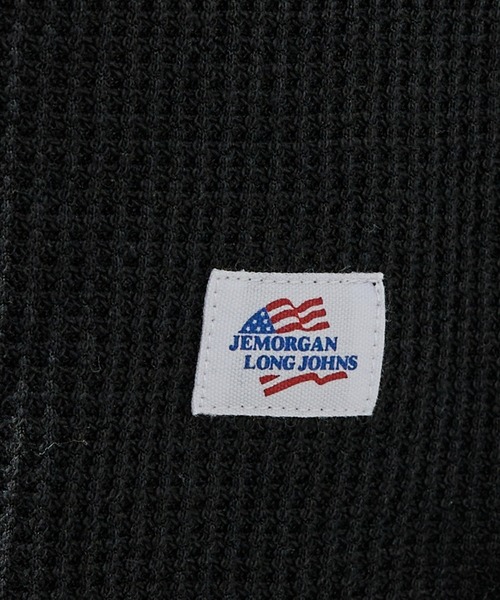 JEMORGAN（ジェーイーモーガン）の「【JEMORGAN/ジェーイーモーガン】CVCワッフル ラグラン裾ラウンドL S-T/ロンT/ラウンド/ラグラン【WEB限定】（Tシャツ/カットソー・メンズ・ブラック/グレー/ネイビー/ホワイト・M/XL/L）」の10枚目の写真