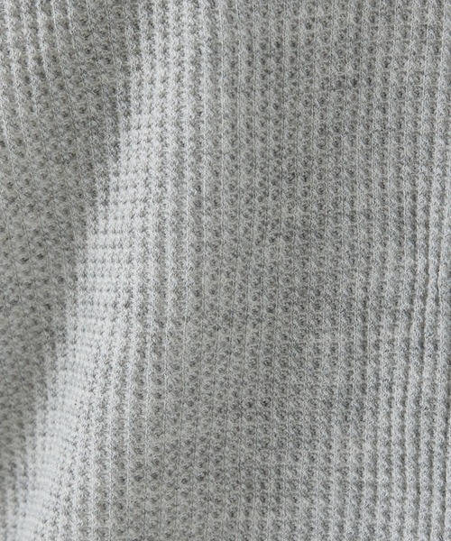 JEMORGAN（ジェーイーモーガン）の「【JEMORGAN/ジェーイーモーガン】CVCワッフル ラグラン裾ラウンドL S-T/ロンT/ラウンド/ラグラン【WEB限定】（Tシャツ/カットソー・メンズ・ブラック/グレー/ネイビー/ホワイト・M/XL/L）」の15枚目の写真