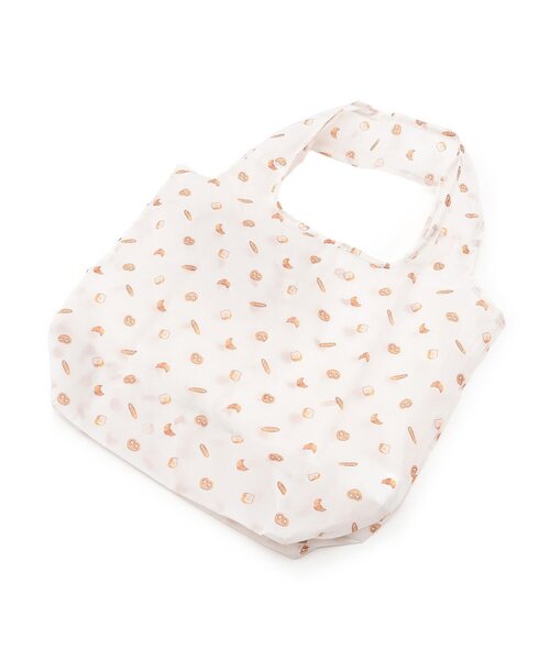 petit main（プティマイン）の「ポケッタブルエコバッグ（エコバッグ/サブバッグ・キッズ・ネイビー/ホワイト系/ライトピンク/ライトベージュ・F）」の5枚目の写真