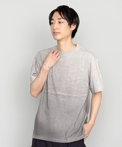 kuros'(クロス)の「【kuros’オリジナル】暮染 GRADATIONTシャツ(Tシャツ/カットソー・メンズ・チャコールグレー・X-LARGE/MEDIUM/LARGE)」の1枚目の写真