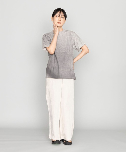 kuros'(クロス)の「【kuros’オリジナル】暮染 GRADATIONTシャツ(Tシャツ/カットソー・メンズ・チャコールグレー・X-LARGE/MEDIUM/LARGE)」の3枚目の写真