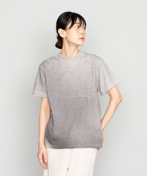 kuros'(クロス)の「【kuros’オリジナル】暮染 GRADATIONTシャツ(Tシャツ/カットソー・メンズ・チャコールグレー・X-LARGE/MEDIUM/LARGE)」の5枚目の写真