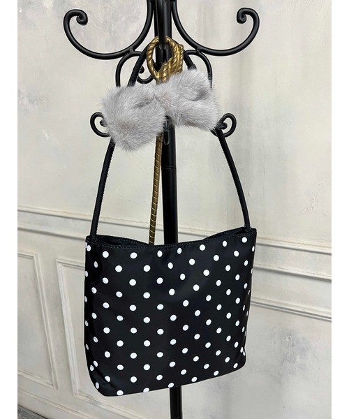 PHILLY（フィリー）の「ドットハンドバッグ（ハンドバッグ・レディース・ブラック/ホワイト・FREE）」の6枚目の写真