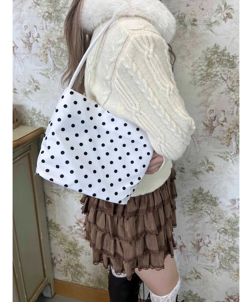 PHILLY（フィリー）の「ドットハンドバッグ（ハンドバッグ・レディース・ブラック/ホワイト・FREE）」の16枚目の写真