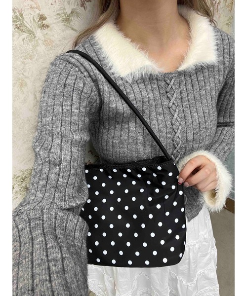 PHILLY（フィリー）の「ドットハンドバッグ（ハンドバッグ・レディース・ブラック/ホワイト・FREE）」の19枚目の写真