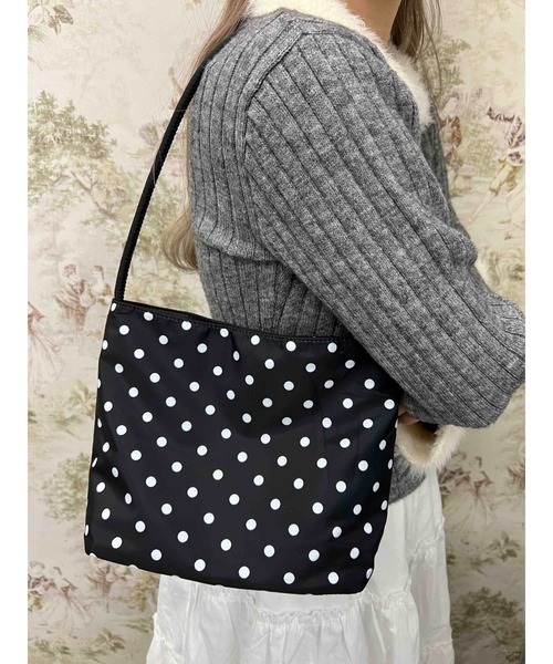 PHILLY（フィリー）の「ドットハンドバッグ（ハンドバッグ・レディース・ブラック/ホワイト・FREE）」の21枚目の写真