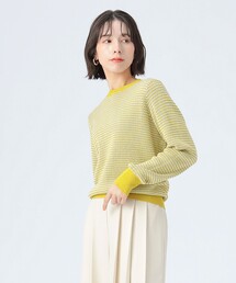 変形 編み柄 ニット