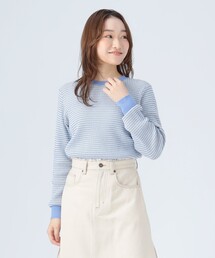 変形 編み柄 ニット