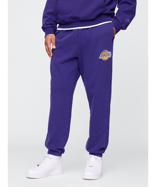 セール】NBA ロサンゼルス レイカーズ ロゴ ヘビーウェイトジョガー