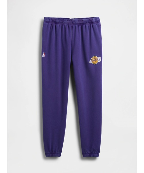 GAP（ギャップ）の「NBA ロサンゼルス レイカーズ ロゴ ヘビーウェイトジョガーパンツ（スウェットパンツ・メンズ・パープル・M/L/XL/XS/S）」の5枚目の写真
