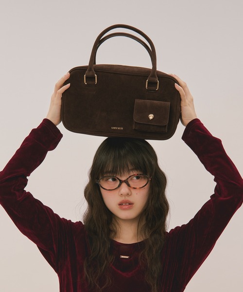 loin nuit（ロワンニュイ）の「mulch way suede bag / マルチ