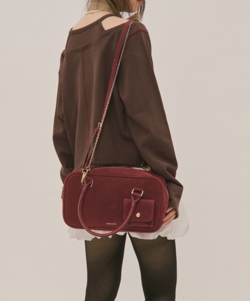 mulch way suede bag / マルチウェイスウェードバッグ（ボストンバッグ