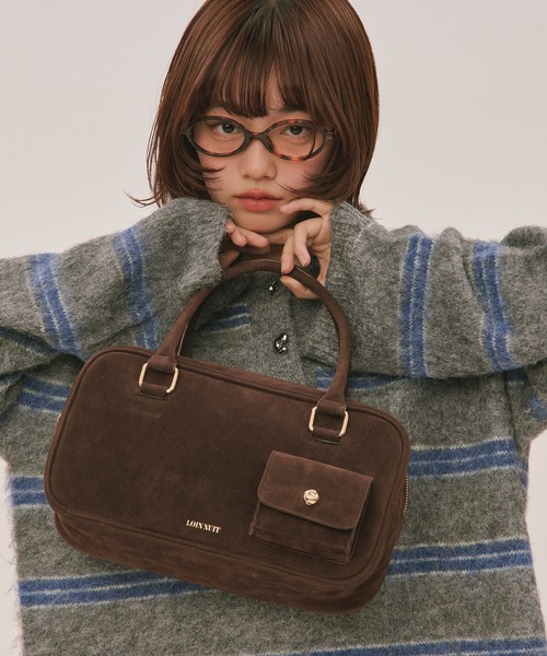 mulch way suede bag / マルチウェイスウェードバッグ（ボストンバッグ