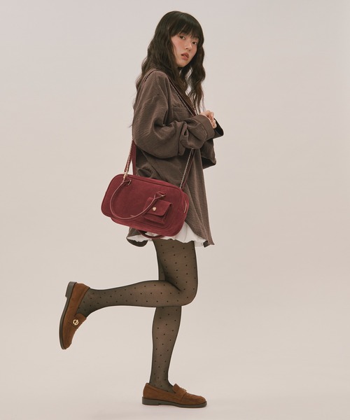 バッグ loin nuit mulch way suede bag loin nuit（ロワンニュイ）の「mulch way suede bag / マルチ