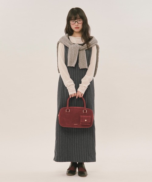 mulch way suede bag / マルチウェイスウェードバッグ（ボストンバッグ