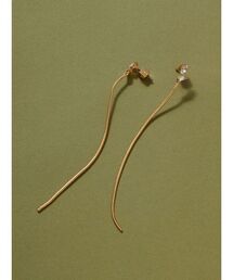 SNIDEL | ロングチェーンピアス(ピアス（両耳用）)