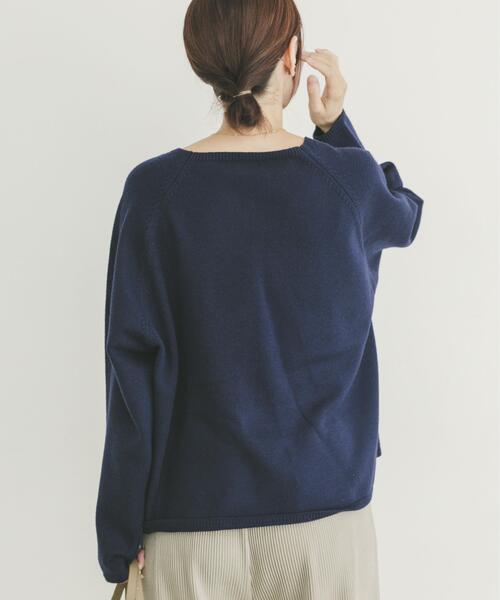 洗濯可』クルーネックラグランニット（ニット/セーター）｜ITEMS