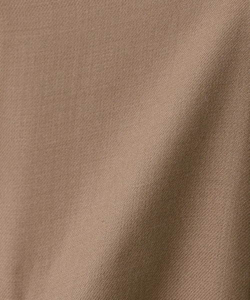 INED（イネド）の「梳毛接結リバー ダブルフェイスブルゾン【セットアップ対応】（ブルゾン・レディース・キャメル/チェック・9号/7号）」の21枚目の写真