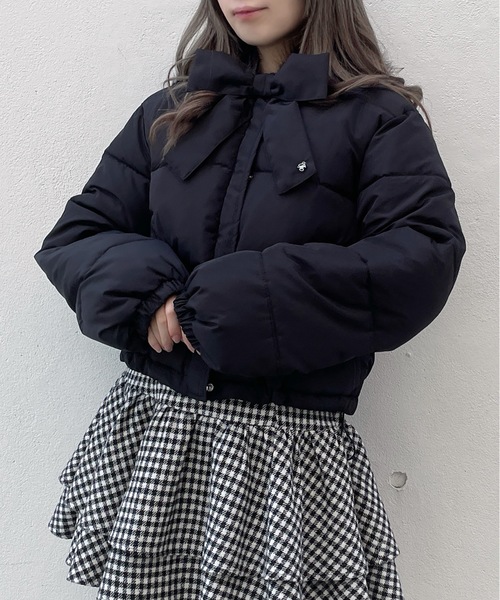 ファーショートダウン（ダウンジャケット/コート）｜abc une face