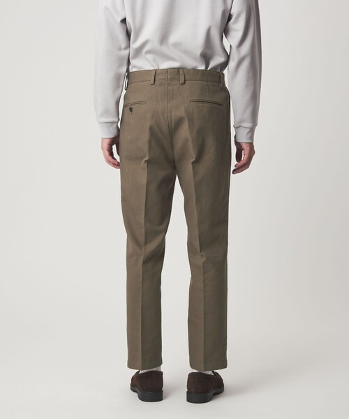 green label relaxing（グリーンレーベルリラクシング）の「DC コットン 1プリーツ ストレート ドレスチノ パンツ（チノパンツ・メンズ・オフホワイト/モカ・M/L/S/XL）」の13枚目の写真