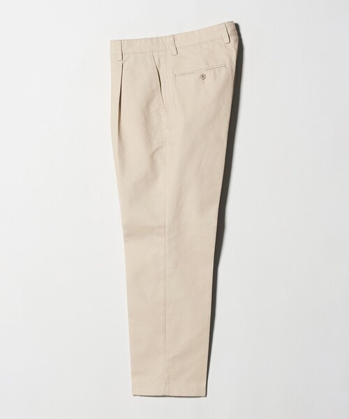 green label relaxing（グリーンレーベルリラクシング）の「DC コットン 1プリーツ ストレート ドレスチノ パンツ（チノパンツ・メンズ・オフホワイト/モカ・M/L/S/XL）」の14枚目の写真