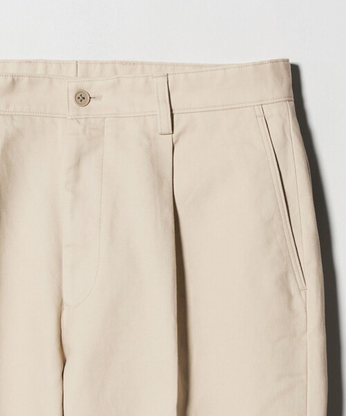 green label relaxing（グリーンレーベルリラクシング）の「DC コットン 1プリーツ ストレート ドレスチノ パンツ（チノパンツ・メンズ・オフホワイト/モカ・M/L/S/XL）」の17枚目の写真