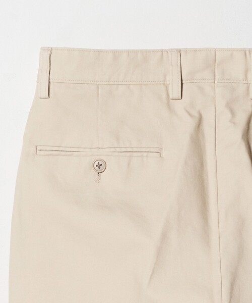 green label relaxing（グリーンレーベルリラクシング）の「DC コットン 1プリーツ ストレート ドレスチノ パンツ（チノパンツ・メンズ・オフホワイト/モカ・M/L/S/XL）」の19枚目の写真