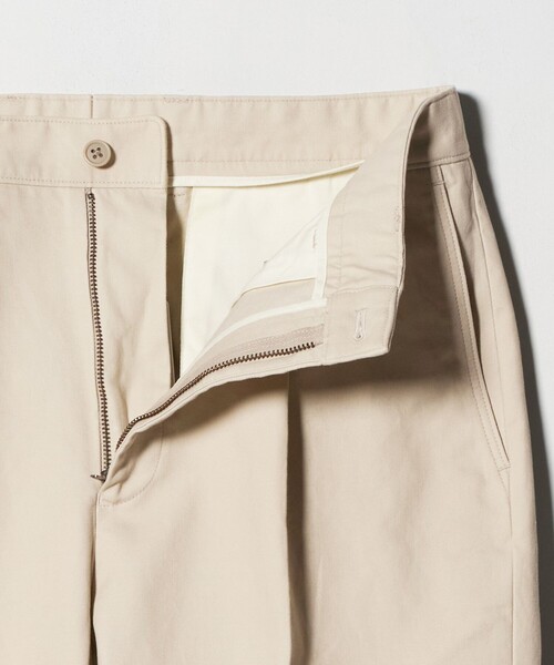 green label relaxing（グリーンレーベルリラクシング）の「DC コットン 1プリーツ ストレート ドレスチノ パンツ（チノパンツ・メンズ・オフホワイト/モカ・M/L/S/XL）」の21枚目の写真