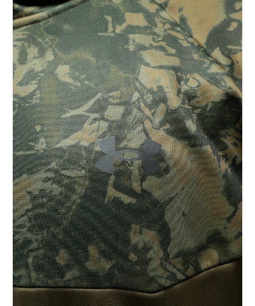 UNDER ARMOUR(アンダーアーマー)の「UNDER ARMOUR (アンダーアーマー) LOOSE アーマーフリース カモ フルジップ フーディーパーカー(パーカー・メンズ・ブラック/カーキ・3XL/4XL/5XL)」の18枚目の写真