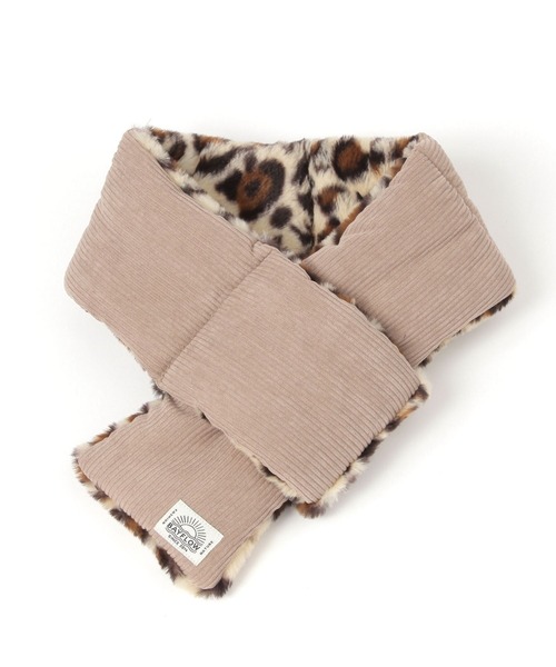 BAYFLOW（ベイフロー）の「[リバーシブル]差し込みコーデュロイマフラー/ファー（ストール/ショール・メンズ・グレー/ブラウン/ブラック/その他1・FREE）」の5枚目の写真