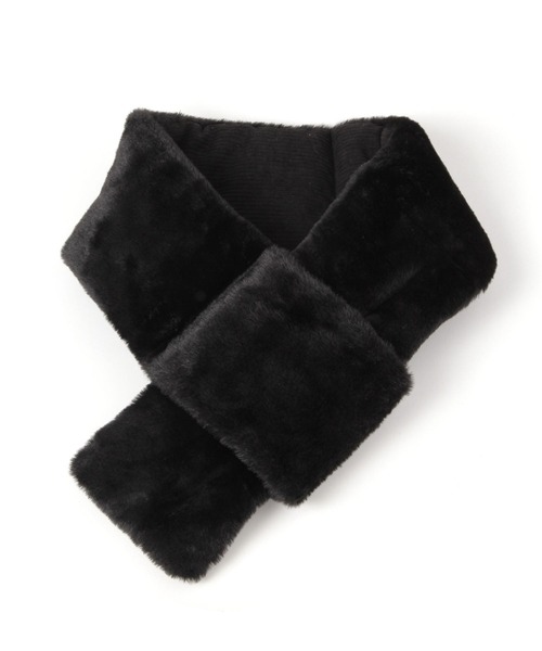 BAYFLOW（ベイフロー）の「[リバーシブル]差し込みコーデュロイマフラー/ファー（ストール/ショール・メンズ・グレー/ブラウン/ブラック/その他1・FREE）」の10枚目の写真