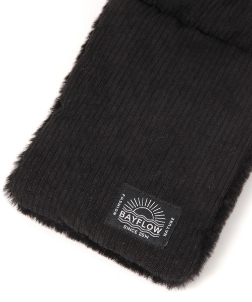BAYFLOW（ベイフロー）の「[リバーシブル]差し込みコーデュロイマフラー/ファー（ストール/ショール・メンズ・グレー/ブラウン/ブラック/その他1・FREE）」の19枚目の写真