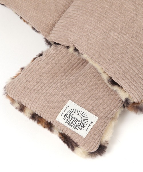 BAYFLOW（ベイフロー）の「[リバーシブル]差し込みコーデュロイマフラー/ファー（ストール/ショール・メンズ・グレー/ブラウン/ブラック/その他1・FREE）」の20枚目の写真