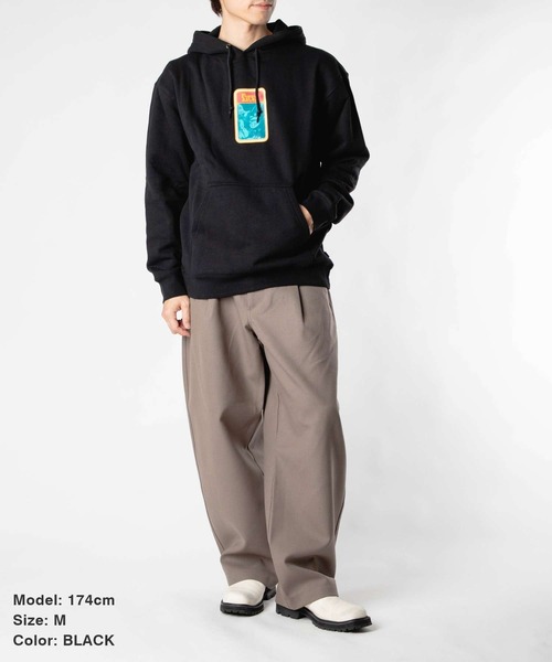 HUF(ハフ)の「HUF BACKSTREET ANGELS P/O HOODIE ハフ バックストリート エンジェル プリント パーカー(パーカー・メンズ・ブラック・SMALL/MEDIUM/LARGE/X-LARGE)」の12枚目の写真