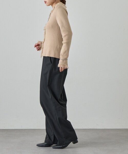 SHENERY（シーナリー）の「カーブスラックス（スラックス・レディース・グレー/ブラック・38/36）」の6枚目の写真