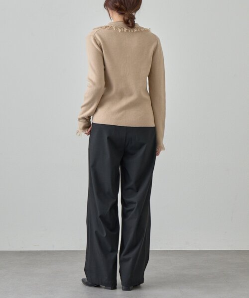 SHENERY（シーナリー）の「カーブスラックス（スラックス・レディース・グレー/ブラック・38/36）」の7枚目の写真