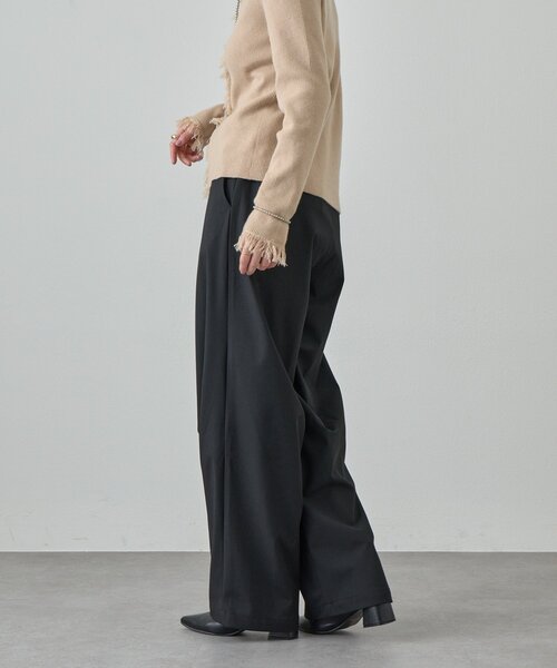 SHENERY（シーナリー）の「カーブスラックス（スラックス・レディース・グレー/ブラック・38/36）」の11枚目の写真