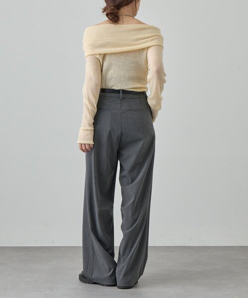 SHENERY（シーナリー）の「カーブスラックス（スラックス・レディース・グレー/ブラック・38/36）」の17枚目の写真