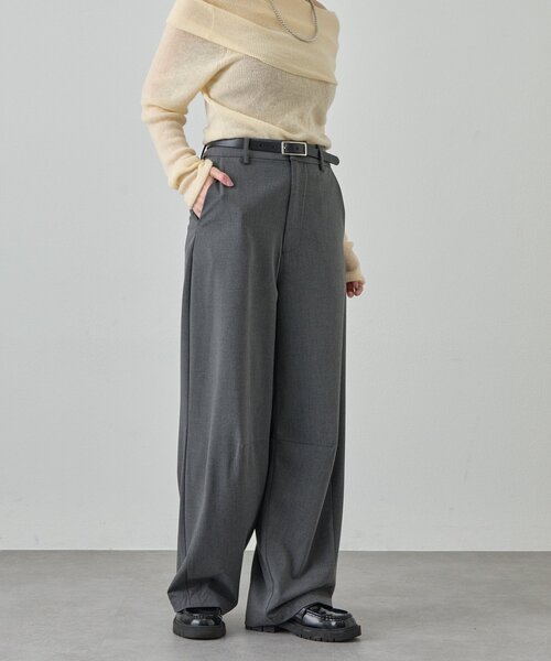 SHENERY（シーナリー）の「カーブスラックス（スラックス・レディース・グレー/ブラック・38/36）」の20枚目の写真