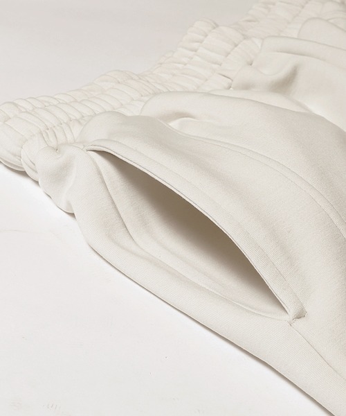 coca（coca）（コカ）の「【DAILY WARM】裏起毛ソフトスウェットワイドパンツ（スウェットパンツ・レディース・ブラック/アイボリー・L/S/M）」の16枚目の写真