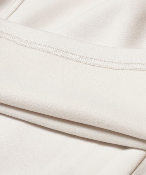 coca（coca）（コカ）の「【DAILY WARM】裏起毛ソフトスウェットワイドパンツ（スウェットパンツ・レディース・ブラック/アイボリー・L/S/M）」の18枚目の写真